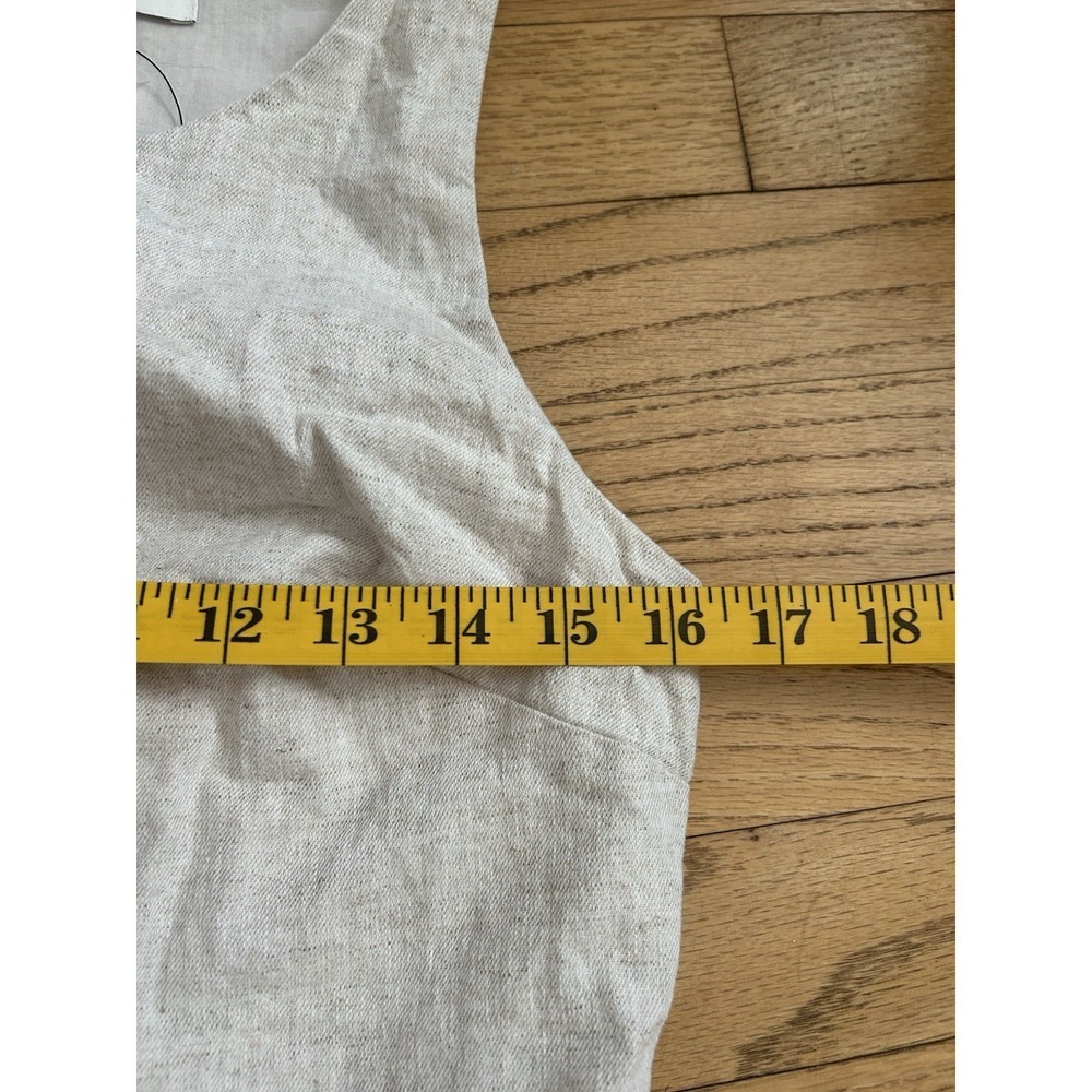 Banana Republic Linen Blend Sheath Dress Flax Size 6 - Picture 6 of 7